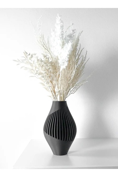 3D Brothers مزهرية رينيكس، لمسة أنيقة وعصرية للزهور والديكور المجفف