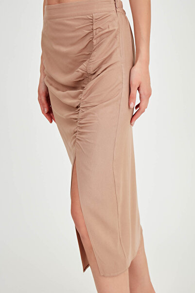 Vitrin Μίντι φούστα με στρίφωμα μπροστά