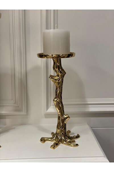 Dekordan House İthal Pirinç Şamdan