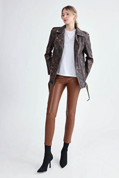 Vitrin Suni Deri 5 Cep Tayt