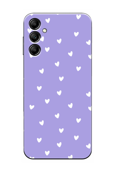 frondcase حافظة لهاتف سامسونج A16 قلوب صغيرة ليلك