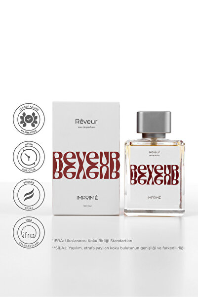 Imprime Unisex Rêveur 100ml Perfume | Citrus, Spices, Mandarin, Apple, Rosemary, Rose, Vanilla, Sandal