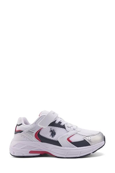 U.S. Polo Assn. US Polo Assn.Felix Felix Kids Shoes - White and Red Navy Blue