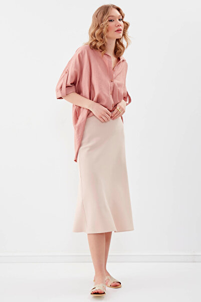 Vitrin Midi szoknya oldalsó cipzárral