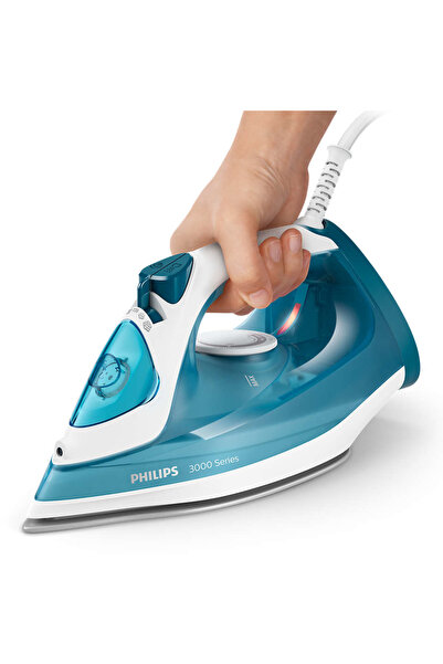 Philips 3000 Series DST3011/26 Steam Iron - 2100W, 140g Boost Steam, 30g/min Continuous Steam, Blue
