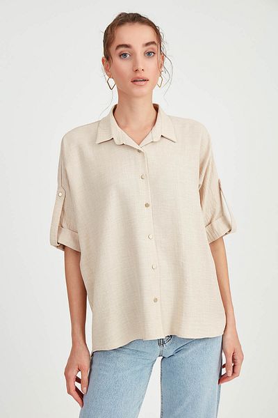 Vitrin Off Shoulder Loose πουκάμισο
