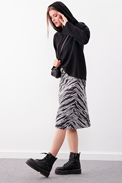 Vitrin Mintás cipzáras szoknya