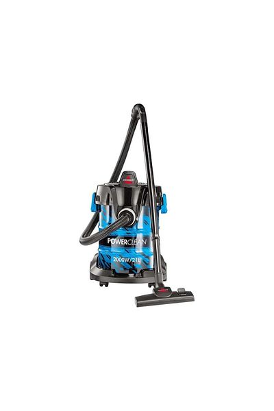 Bissell PowerClean Vacuum Cleaner, Dry Cleaning, 21 Liter, 2000 Watt, Blue2027E