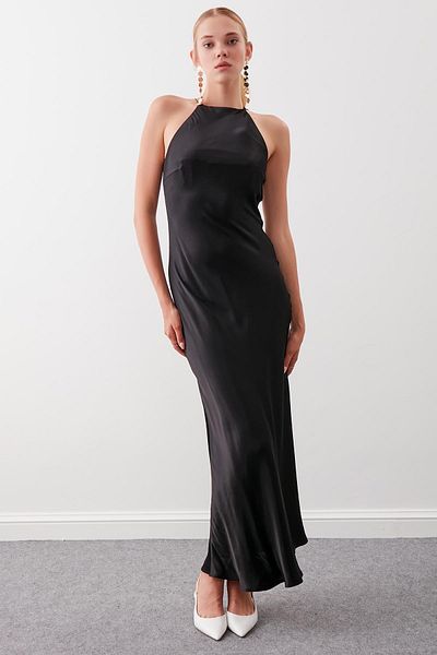 Vitrin Rochie din satin cu bretele