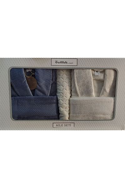 Özdilek Σετ Blossom Happy Cream-Indigo