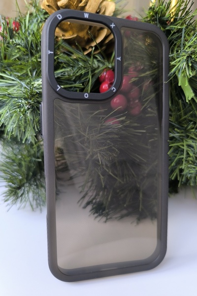 Apple iPhone 16 Kılıf Kamera Korumalı Renkli Şeffaf