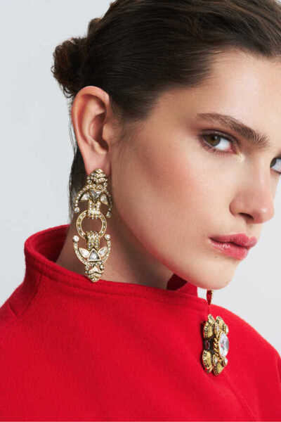 Mon Reve Goddes Zirkon Abiye Iğneli Küpe