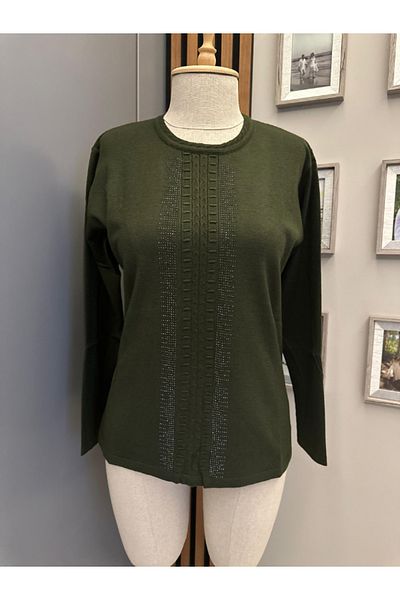BERNEO Bluză de tricotaje cu modele de design special pentru mama