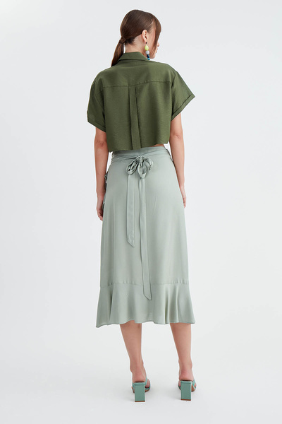 Vitrin Frilly Midi Skirt