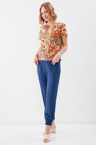 Vitrin Elastic Waist and Leg Trousers