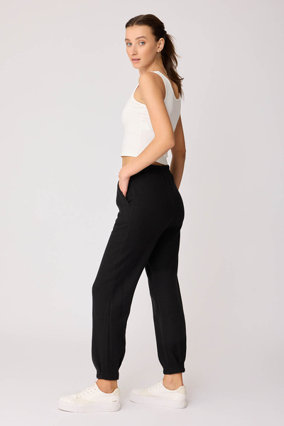 Vitrin Tracksuit Trousers with Pleated Legs and Elastic Waist