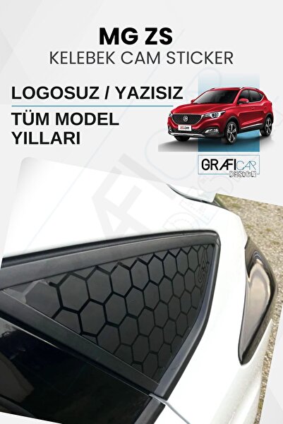 GRAFİCAR Mg Zs Butterfly Glass Sticker Set - Logozuz