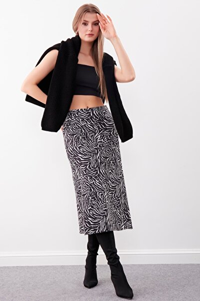 Vitrin Self Patterned Skirt