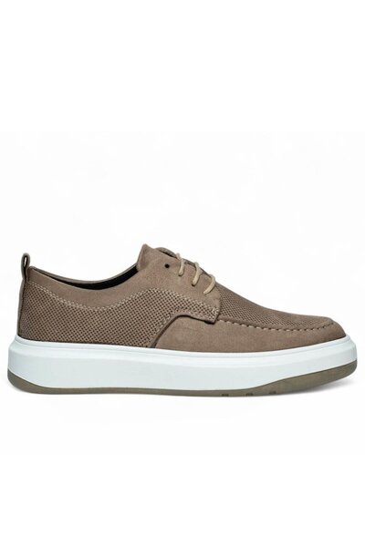 CONTEYNER Erkek Vizon Spor Casual Nubuk Comfort Ayakkabı