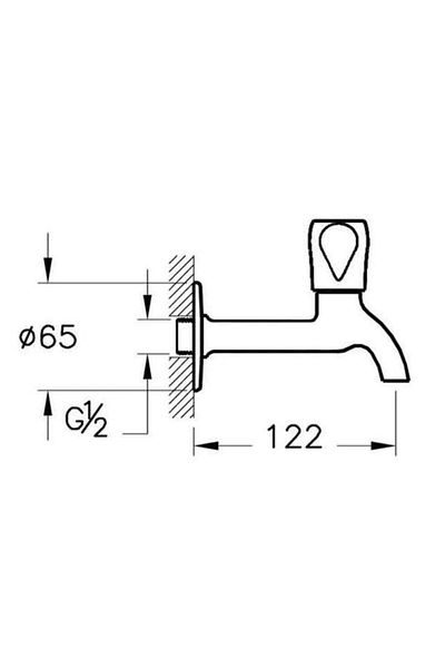 Artema A41584 Long Faucet