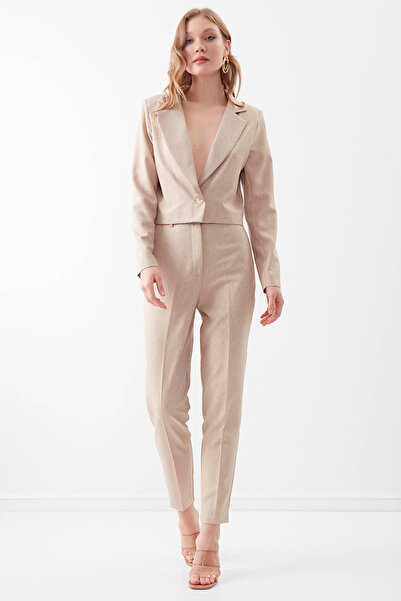 Vitrin High Waist Carrot Cut Trousers