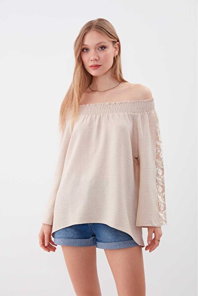 Vitrin Gipeli Sleeves Transparent Blouse