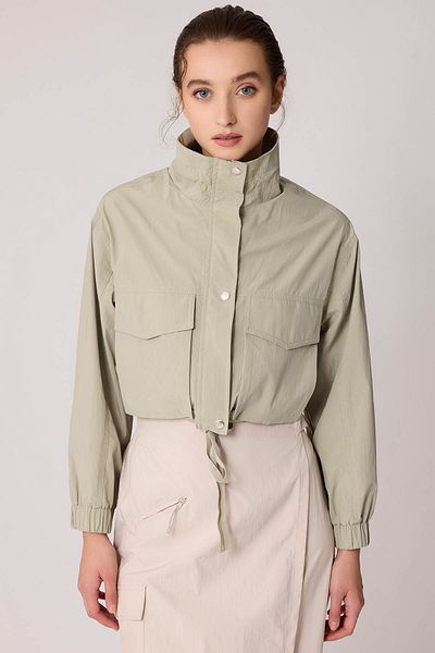 Vitrin Αλεξίπτωτο Fabric Crop Jacket με Cover Pocket