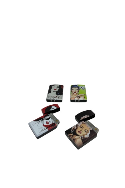 blackraw 1 Adet Karışık Stok Normal Alev Gazlı Çakmak