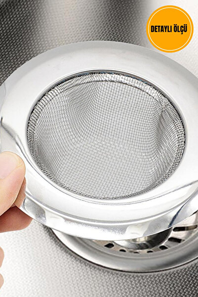 bossandmuse 7.5 Cm Lavabo Süzgeci Paslanmaz Çelik - Tel Süzgeç