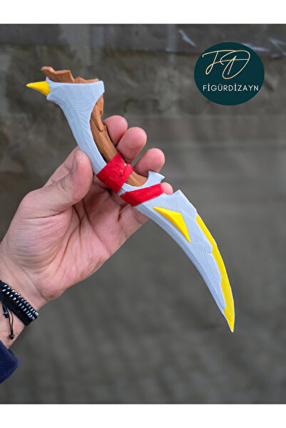 FigürDizayn Valorant Zifiri Bıçak Plastik Dekor Figür