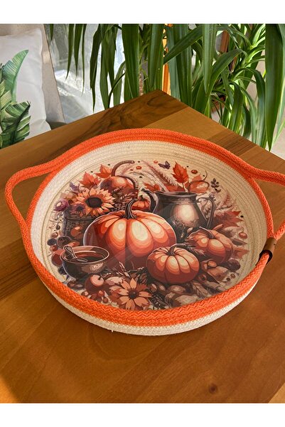 Nev Design Kahve Sunum Tepsisi, Dekoratif, Hediye, Organizer, DFT baskı