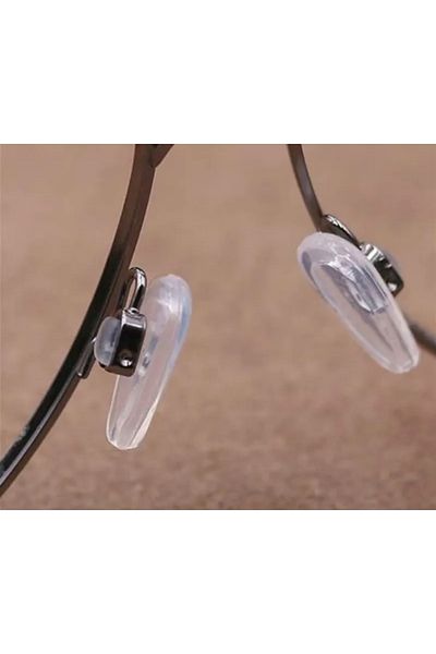 glasses accessory 1 Pair Glasses Nose Pads Silicone Snap-On Air Plaque - Orthopedic