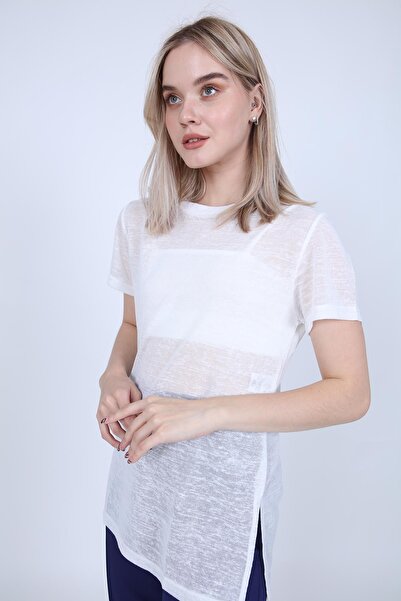 Vitrin Βαμβακερό μπλουζάκι με στρογγυλό γιακά