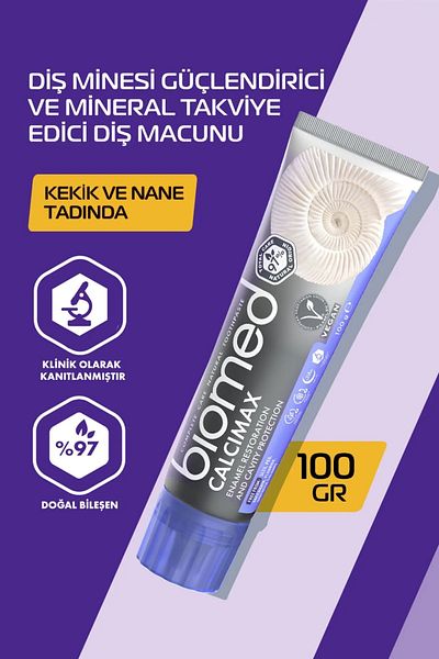 Biomed Calcimax Tooth Enamel Strengthening Mineral Boost Toothpaste 100g