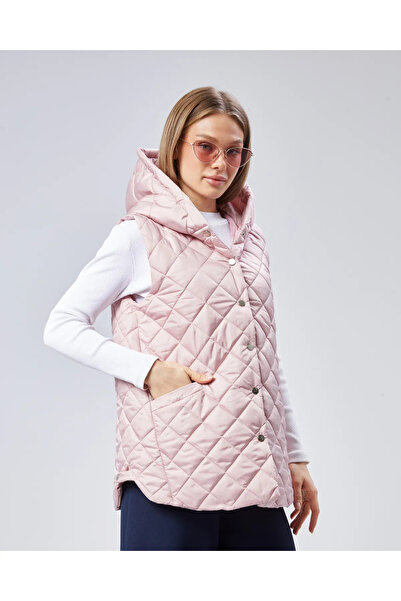 MODANIN YERİ Жіночий жилет з капюшоном