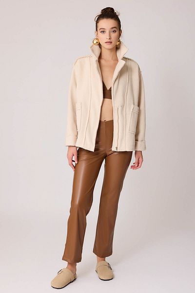Vitrin Double Pocket Zipper Backstitch Jacket Size: m