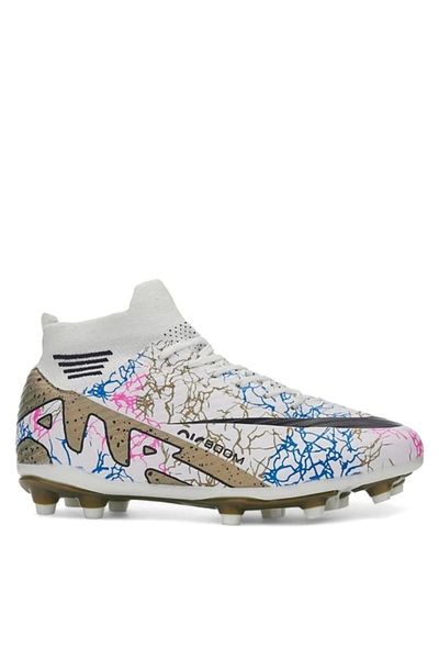 FİRELY Men's New Season Astroturf High Top Grass Gear Unisex Football Cleats Football Shoes