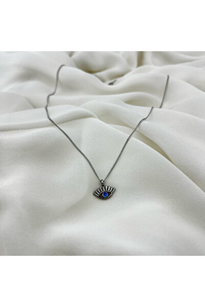 FM Bijuteri Steel Women's Necklace Eyelash Eye