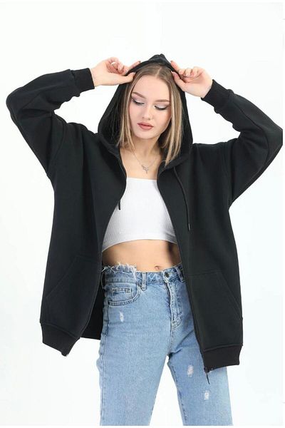 K&S Ζακέτα με φερμουάρ Oversize