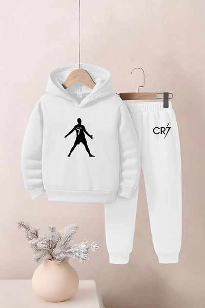 Lazy Koala Printed Unisex Bottom-Top Kids Tracksuit