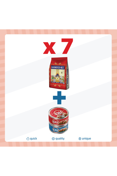 Mahmood Rıce 1121 Basmati Pirinç 900gr X7adet+ Qu Ton Balığı 160 Gr(hediye)