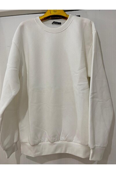 Üç iplikli şardonlu sweatshirt