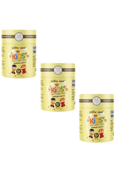 Zühre Ana Kids Arı Sütü Pekmez Bal ve Vitamin Katkılı Kakaolu Macun 240 gr 3 ADET