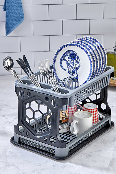 Homie İki Katlı Tabaklık - Bulaşıklık - Kurutmalık