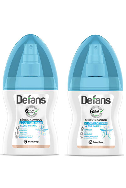Defans Sinek Kovucu Vücut Losyonu Yağsız Formül 100 ml 2 ADET