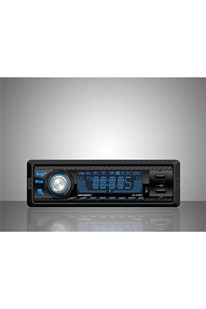 JS-425BT DİJİTAL EKRAN 7 RENK AMBİANS SD CART+USB+AUX+BLUETOOTH KUMANDALI MP3 ÇALAR OTO TEYP Uyumlu