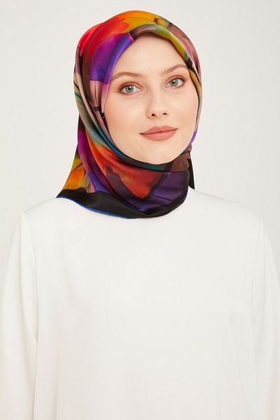 Armine Eșarfă din seria Silk Sura Nostalgia - 9014DS-01