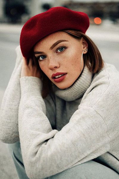 Ritagarcia French Painter Austrian Wool Felt Beret