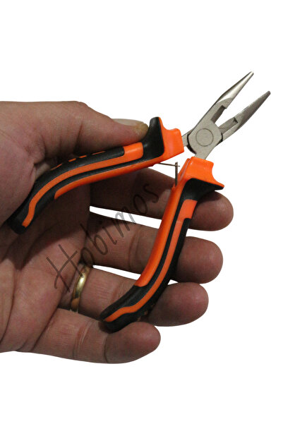 Hobimos Dörtlü Mini Takı Yapım Pense Seti- Mini Kargaburun, Mini Kıvırma, Mini Pense ve Mini Yan Keski