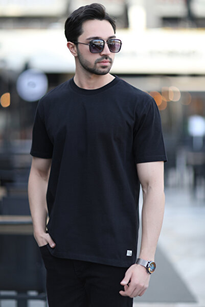 JB John Borners Мъжка памучна тениска с кръгло деколте, стандартна кройка, че...